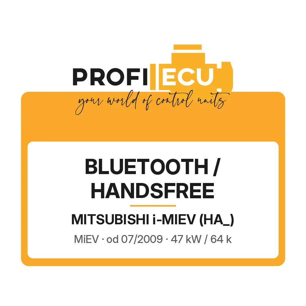 Etiketa ProfiECU: Bluetooth / Handsfree pro Mitsubishi i-MIEV MiEV
