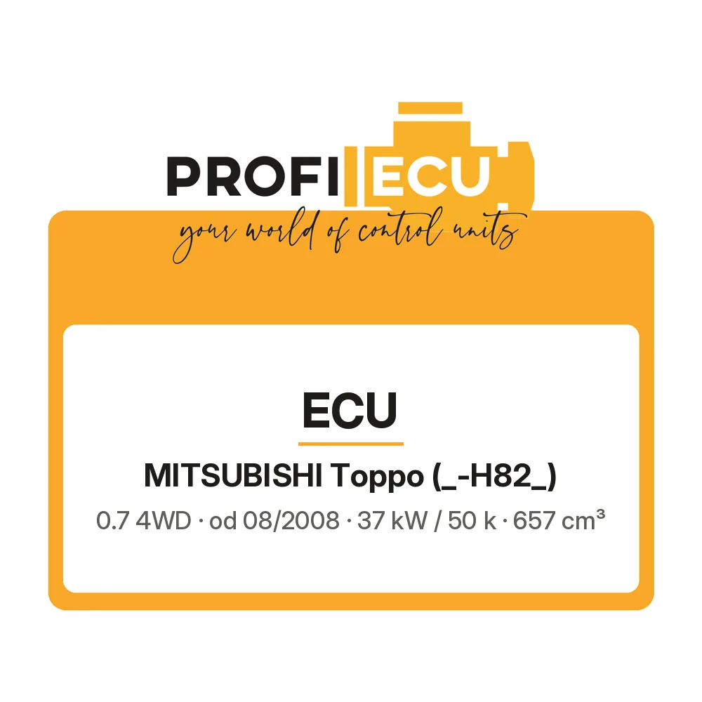Etiketa ProfiECU: ECU pro Mitsubishi Toppo 0.7 4WD 37 kW