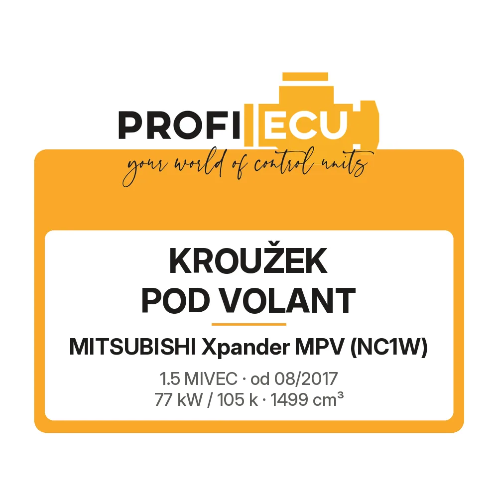Etiketa ProfiECU: Kroužek pod volant pro Mitsubishi Xpander MPV 1.5 MIVEC 77 kW