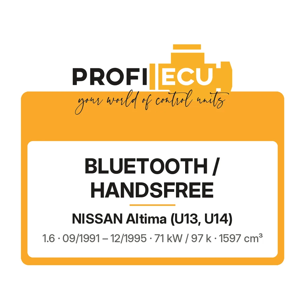 Etiketa ProfiECU: Bluetooth / Handsfree pro Nissan Altima 1.6 71 kW