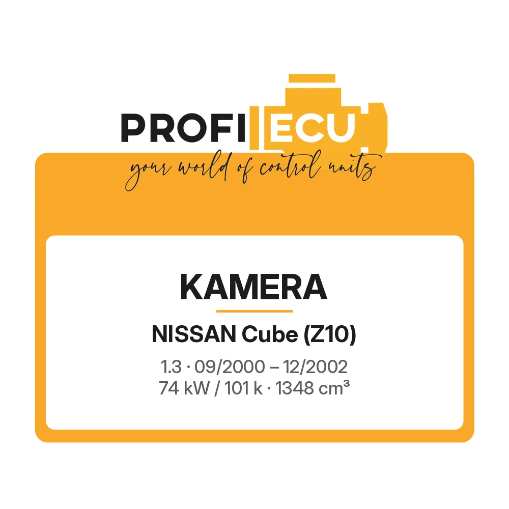 Etiketa ProfiECU: Kamera pro Nissan Cube 1.3 74 kW