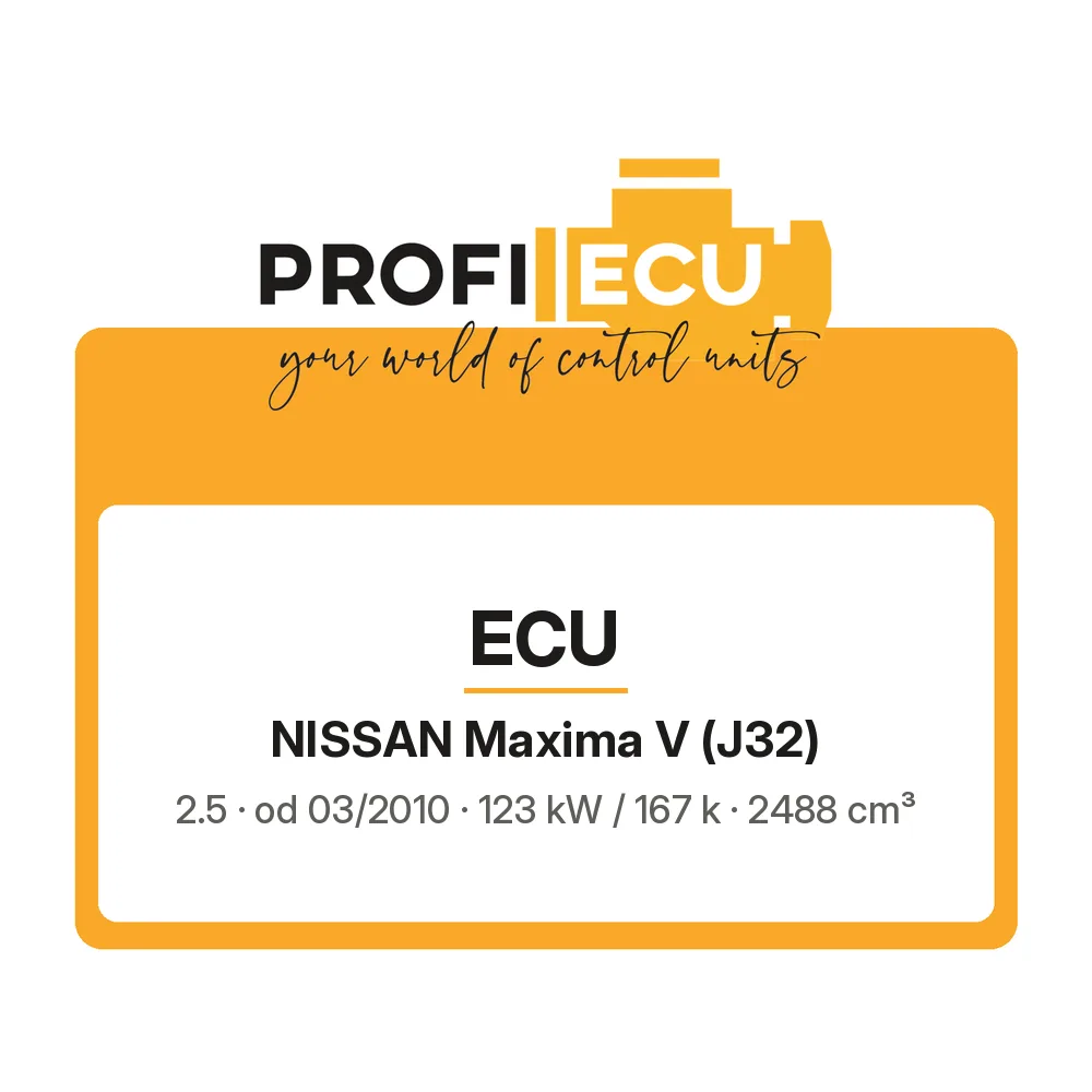 Etiketa ProfiECU: ECU pro Nissan Maxima V 2.5 123 kW