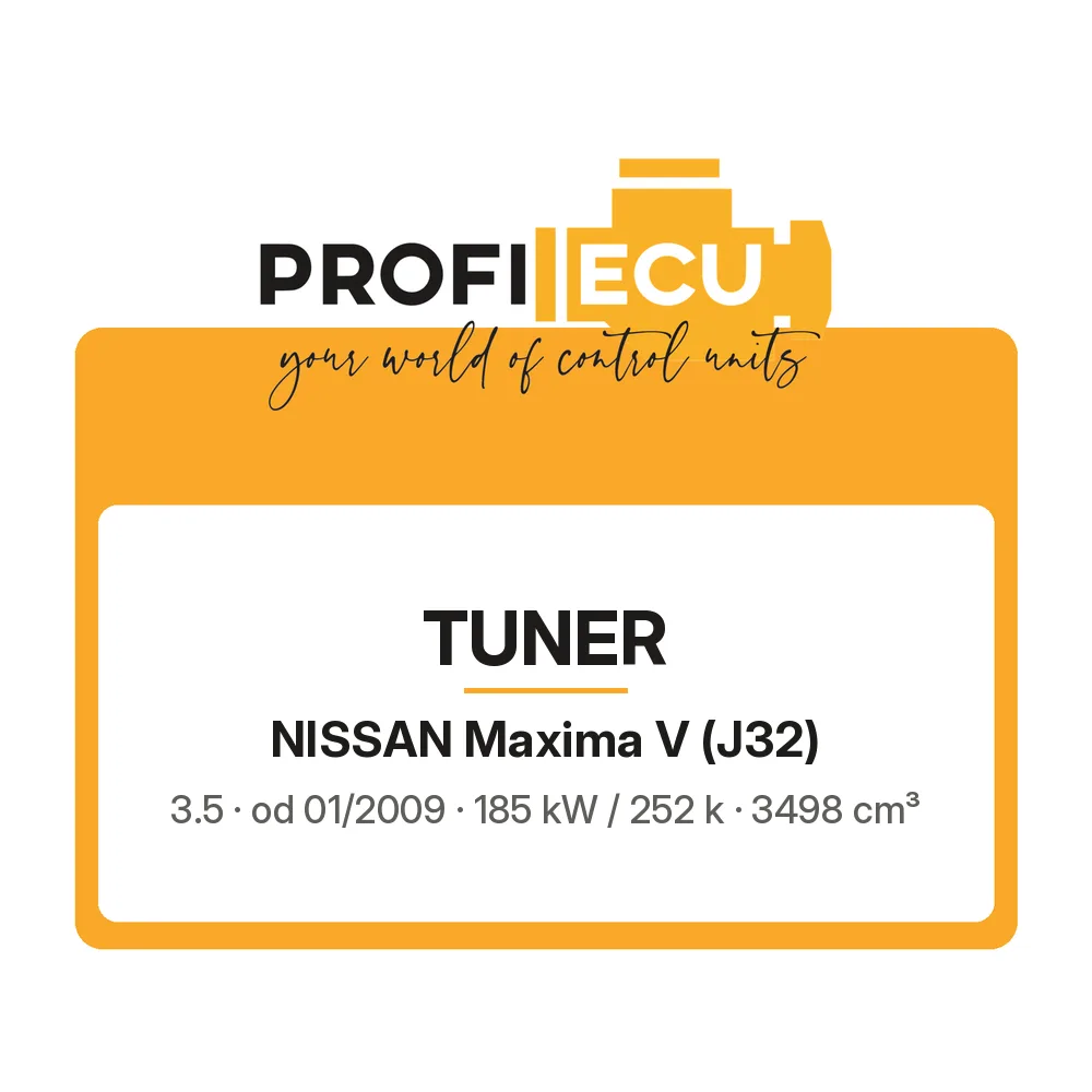 Etiketa ProfiECU: Tuner pro Nissan Maxima V 3.5 185 kW
