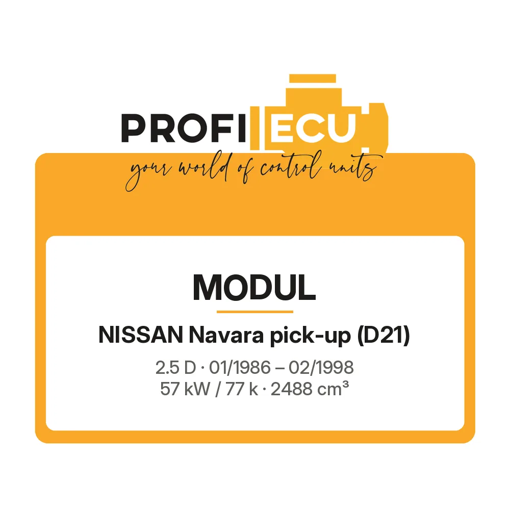 Etiketa ProfiECU: Modul pro Nissan Navara pick-up 2.5 D 57 kW