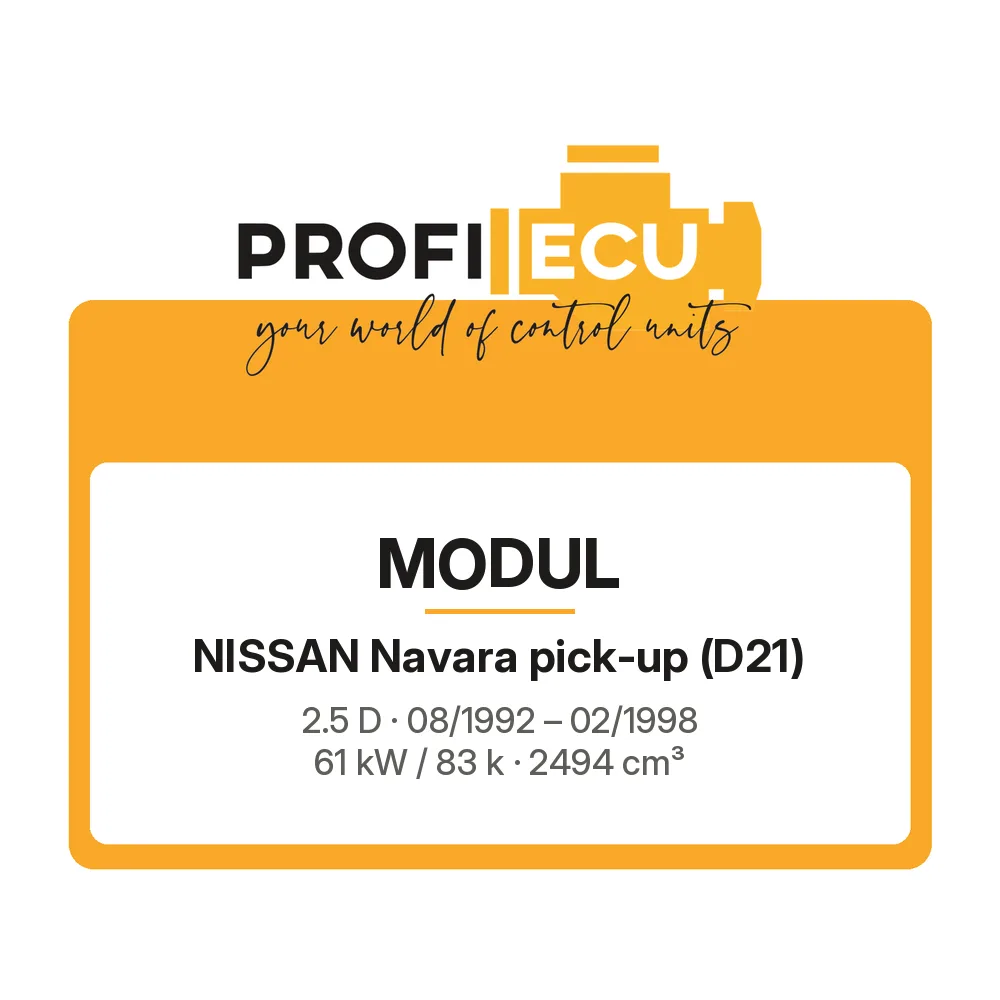 Etiketa ProfiECU: Modul pro Nissan Navara pick-up 2.5 D 61 kW