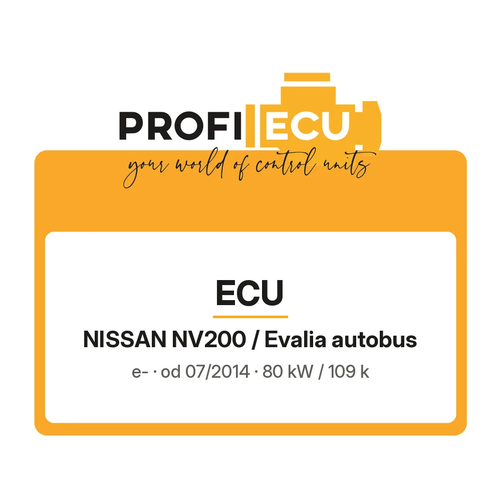 Etiketa ProfiECU: ECU pro Nissan NV200 / Evalia autobus e-