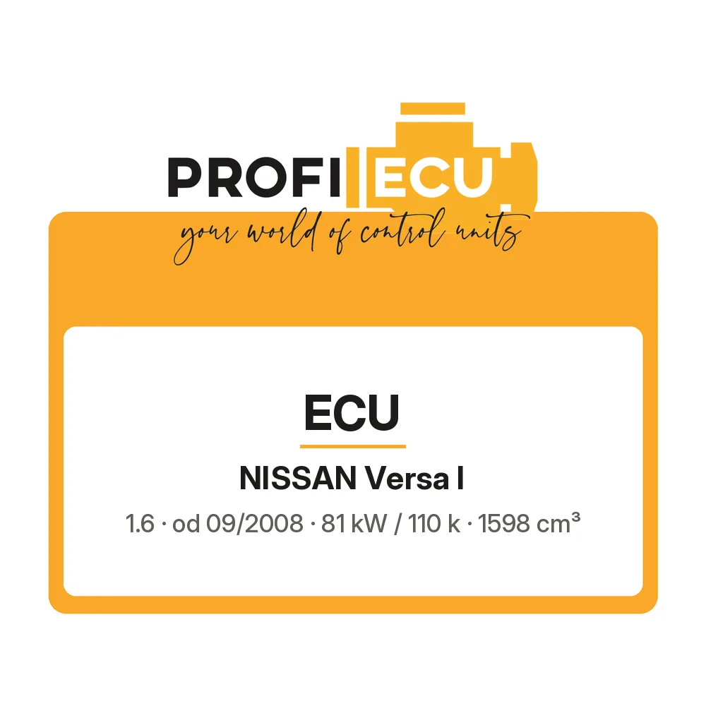 Etiketa ProfiECU: ECU pro Nissan Versa I 1.6 81 kW