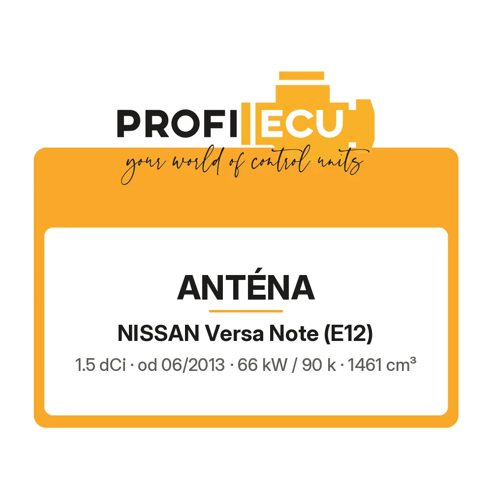 Etiketa ProfiECU: Anténa pro Nissan Versa Note 1.5 dCi 66 kW