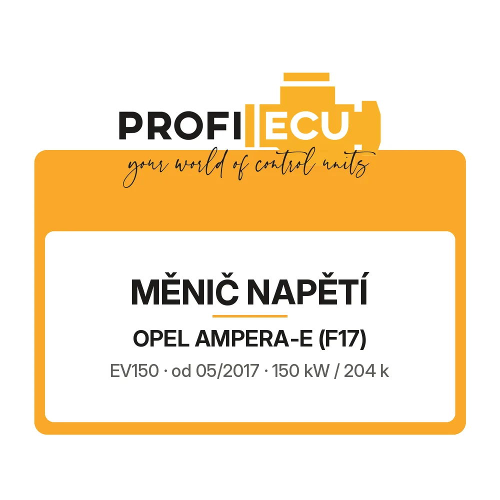 Etiketa ProfiECU: Měnič napětí pro Opel AMPERA-E EV150