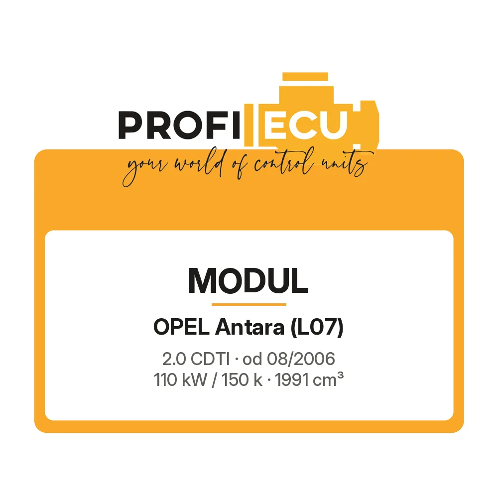 Etiketa ProfiECU: Modul pro Opel Antara 2.0 CDTI 110 kW