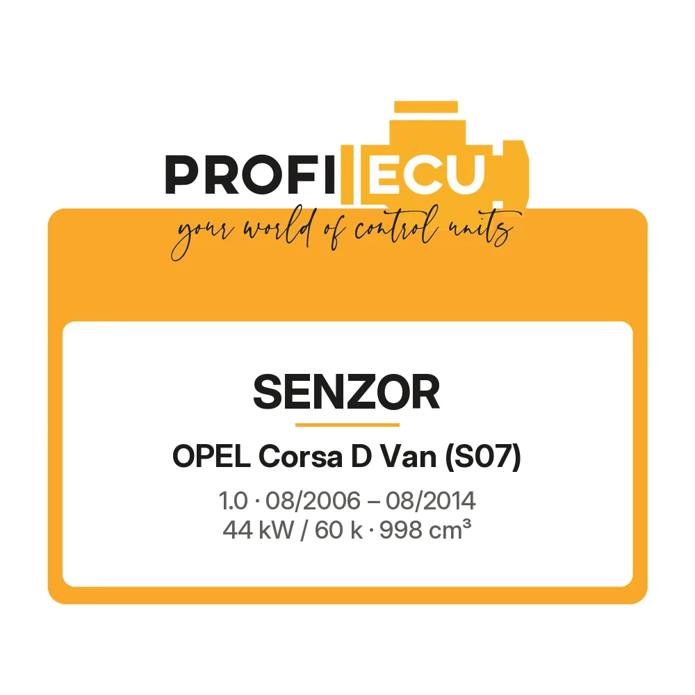 Etiketa ProfiECU: Senzor pro Opel Corsa D Van 1.0 44 kW