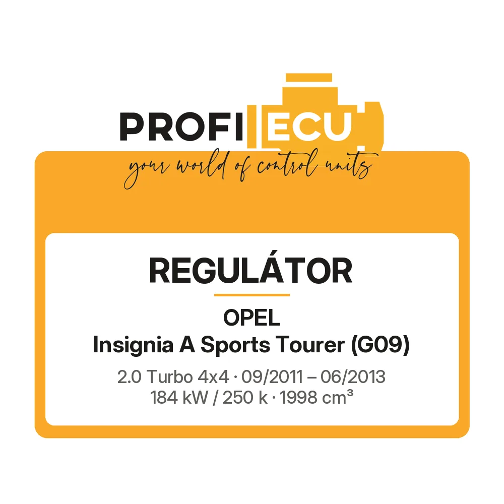 Etiketa ProfiECU: Regulátor pro Opel Insignia A Sports Tourer 2.0 Turbo 4x4 184 kW