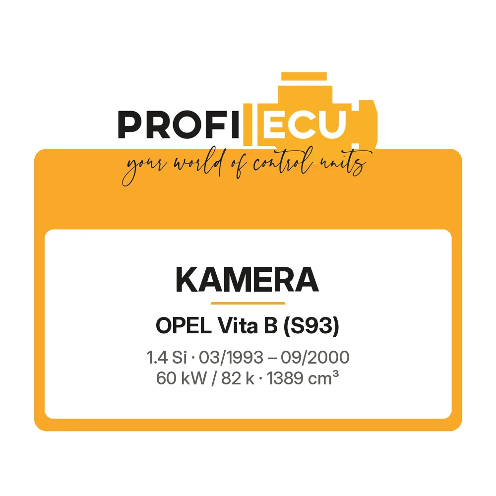 Etiketa ProfiECU: Kamera pro Opel Vita B 1.4 Si 60 kW
