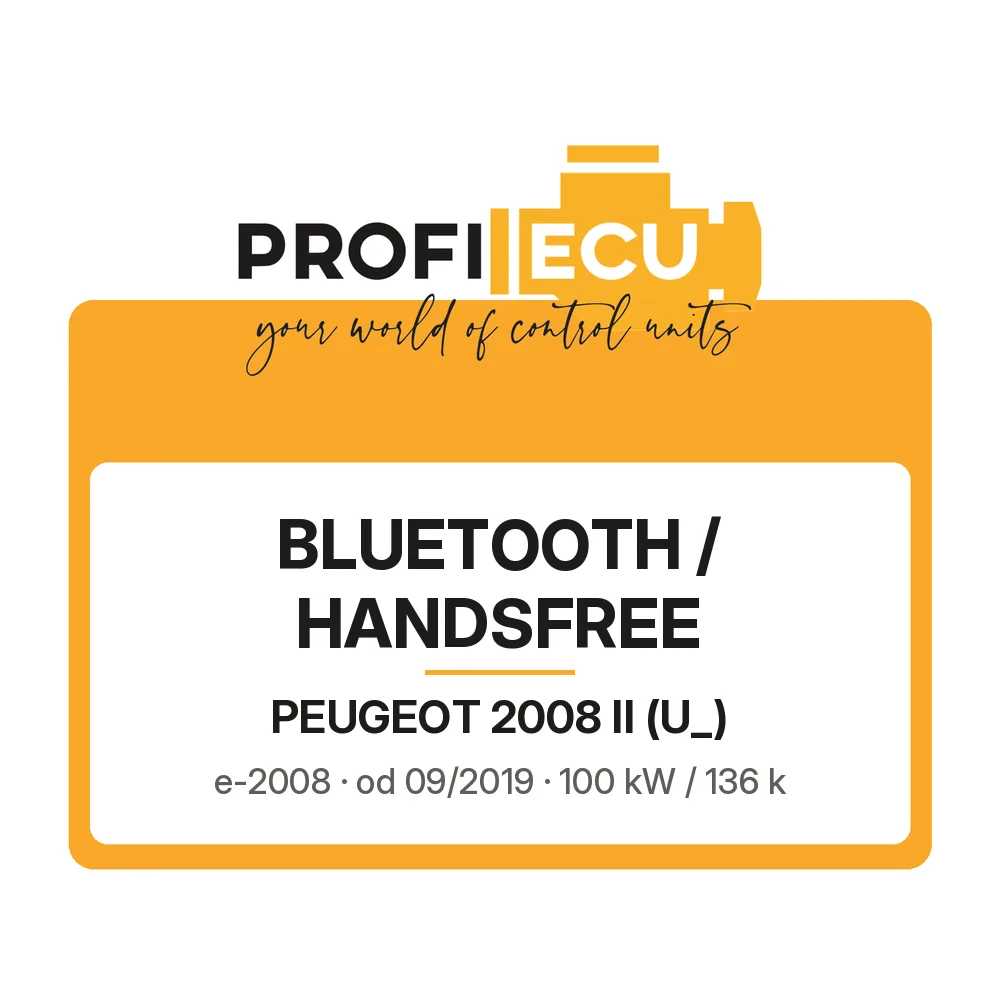 Etiketa ProfiECU: Bluetooth / Handsfree pro Peugeot 2008 II e-2008