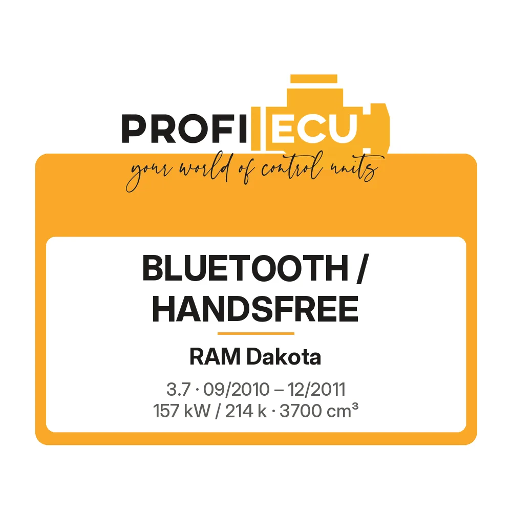 Etiketa ProfiECU: Bluetooth / Handsfree pro RAM Dakota 3.7 157 kW