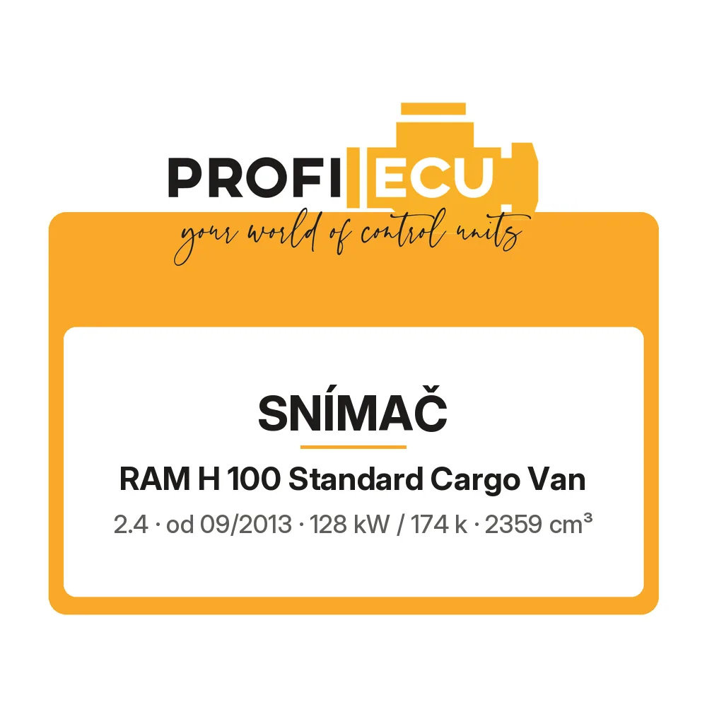 Etiketa ProfiECU: Snímač pro RAM H 100 Standard Cargo Van 2.4 128 kW