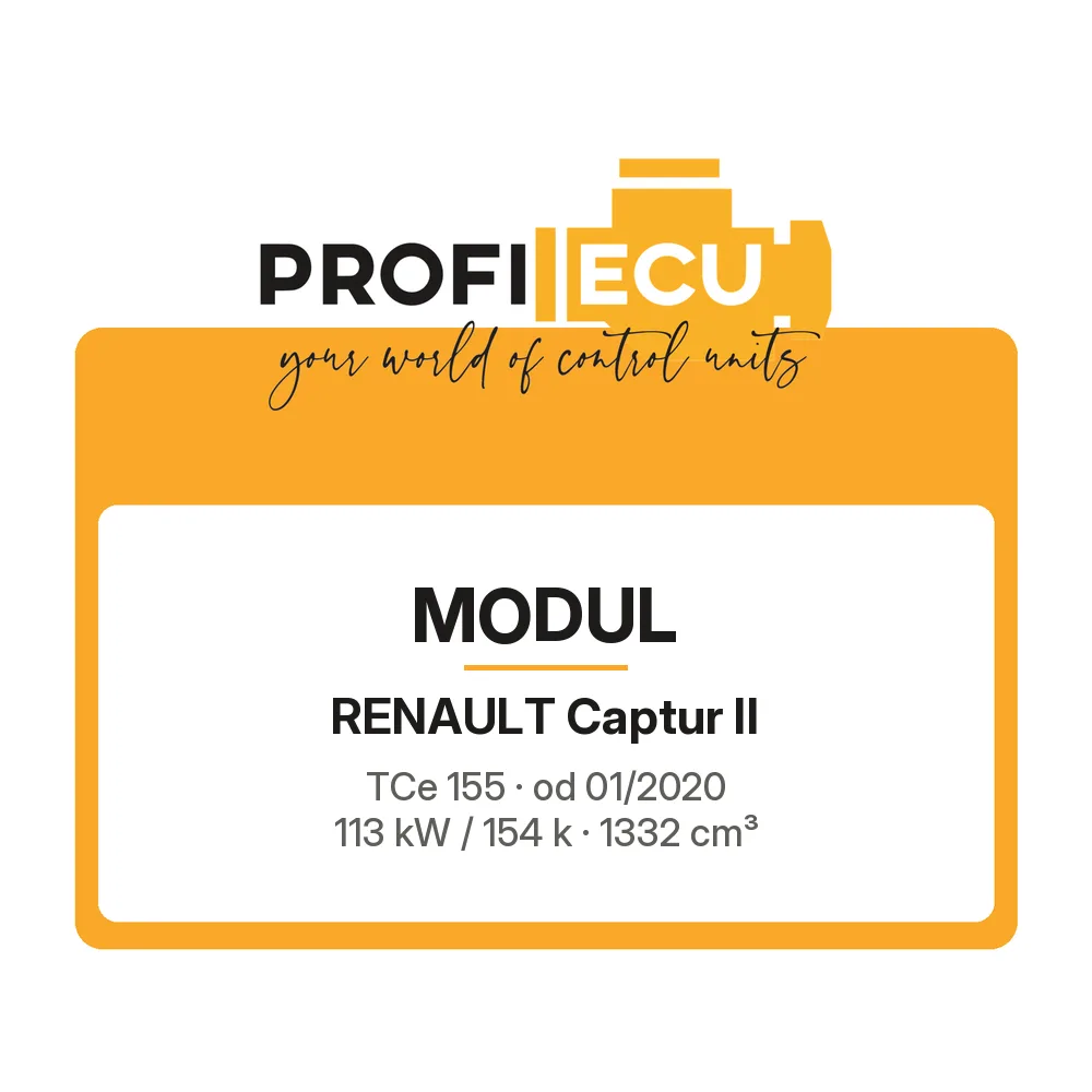 Etiketa ProfiECU: Modul pro Renault Captur II TCe 155 113 kW