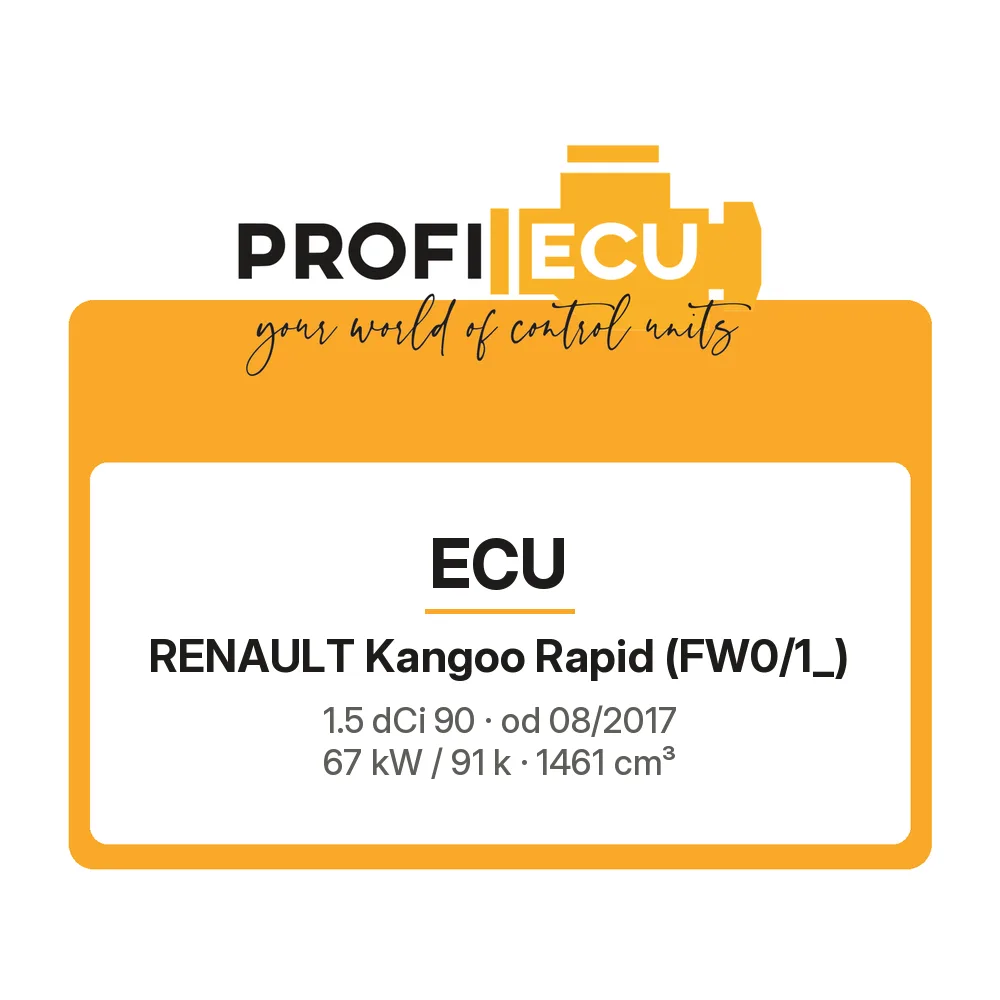 Etiketa ProfiECU: ECU pro Renault Kangoo Rapid 1.5 dCi 90 67 kW