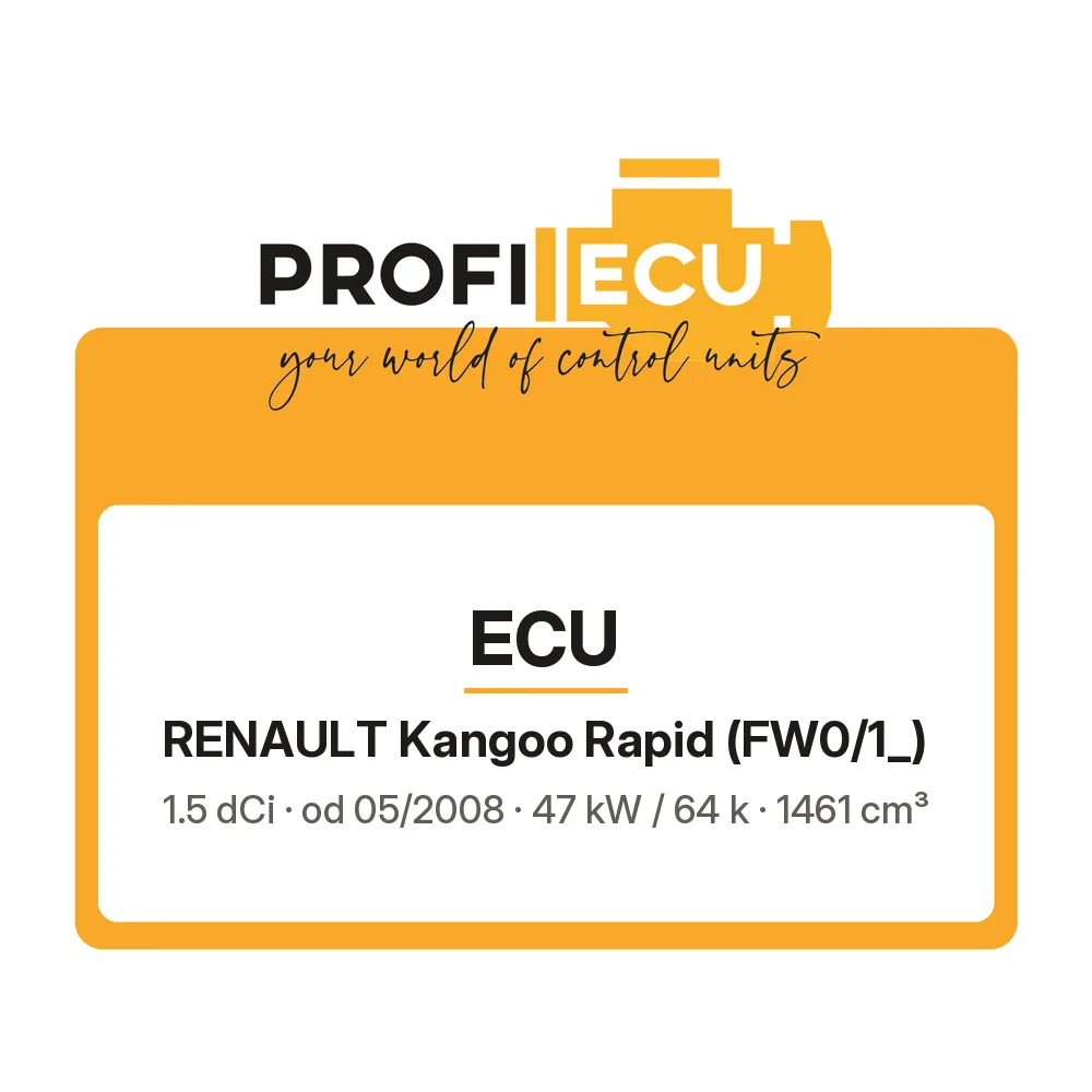 Etiketa ProfiECU: ECU pro Renault Kangoo Rapid 1.5 dCi 47 kW