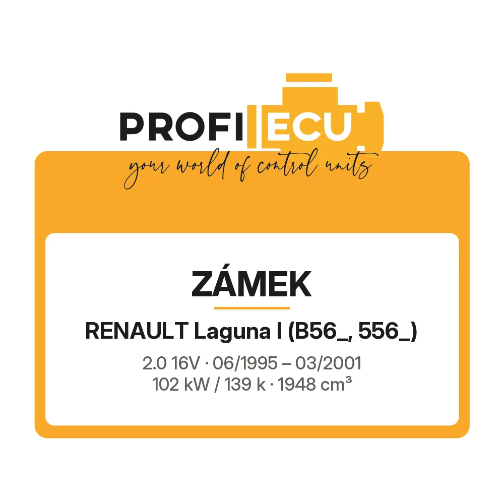 Etiketa ProfiECU: Zámek pro Renault Laguna I 2.0 16V 102 kW