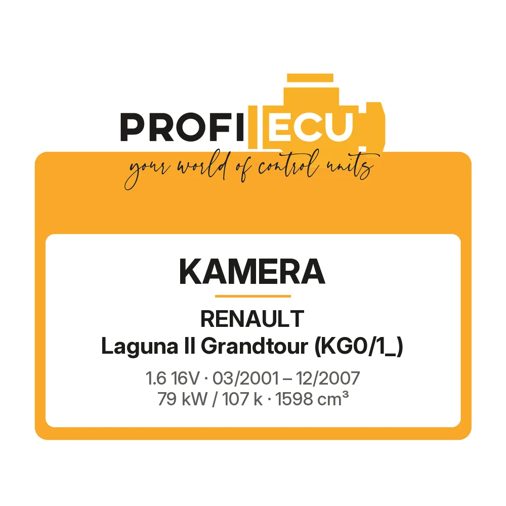 Etiketa ProfiECU: Kamera pro Renault Laguna II Grandtour 1.6 16V 79 kW
