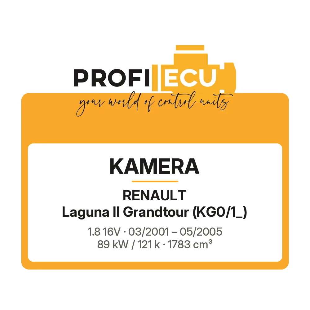 Etiketa ProfiECU: Kamera pro Renault Laguna II Grandtour 1.8 16V 89 kW