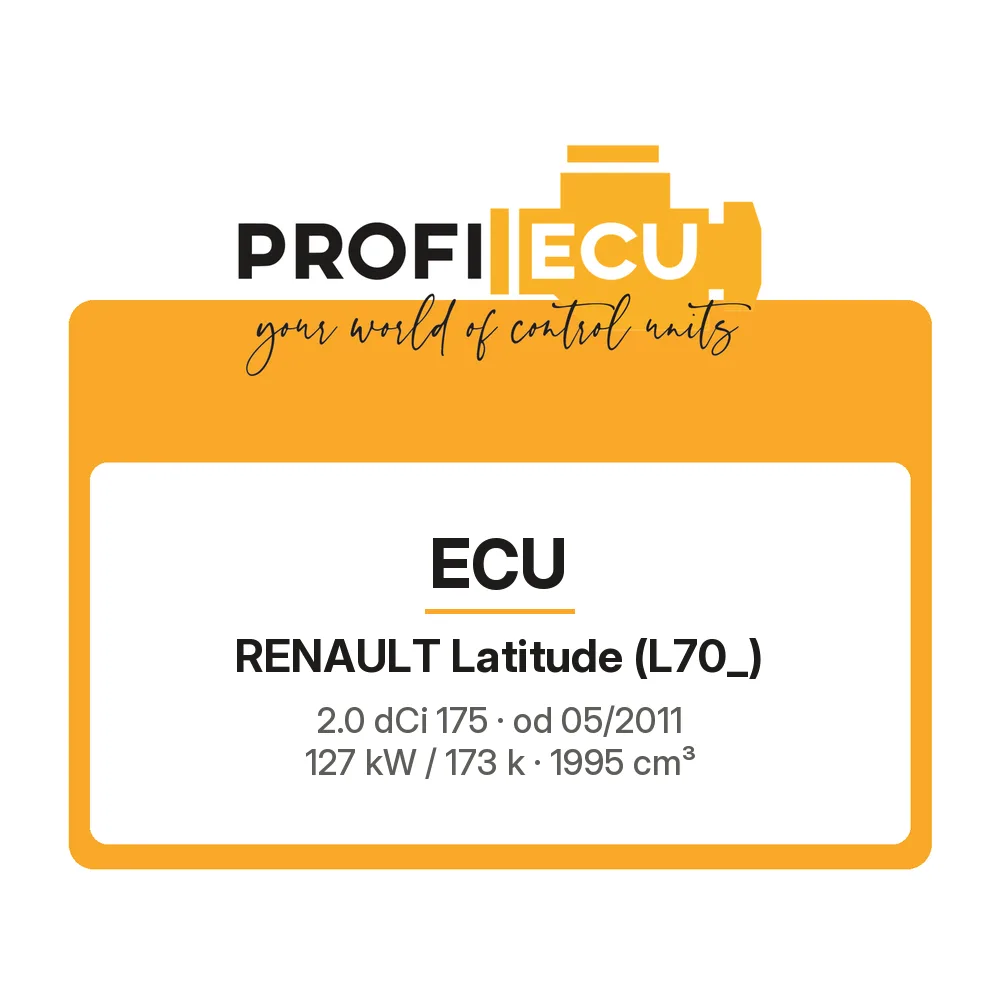 Etiketa ProfiECU: ECU pro Renault Latitude 2.0 dCi 175 127 kW