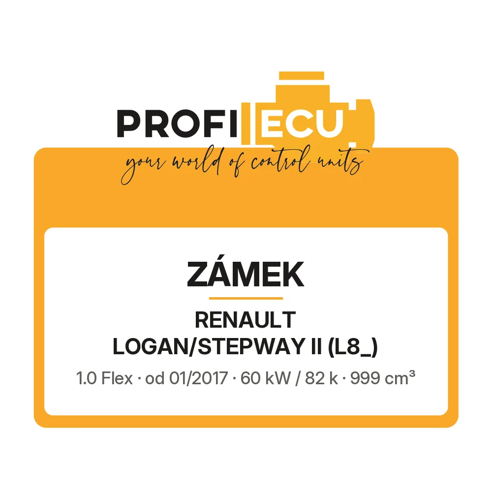 Etiketa ProfiECU: Zámek pro Renault LOGAN/STEPWAY II 1.0 Flex 60 kW