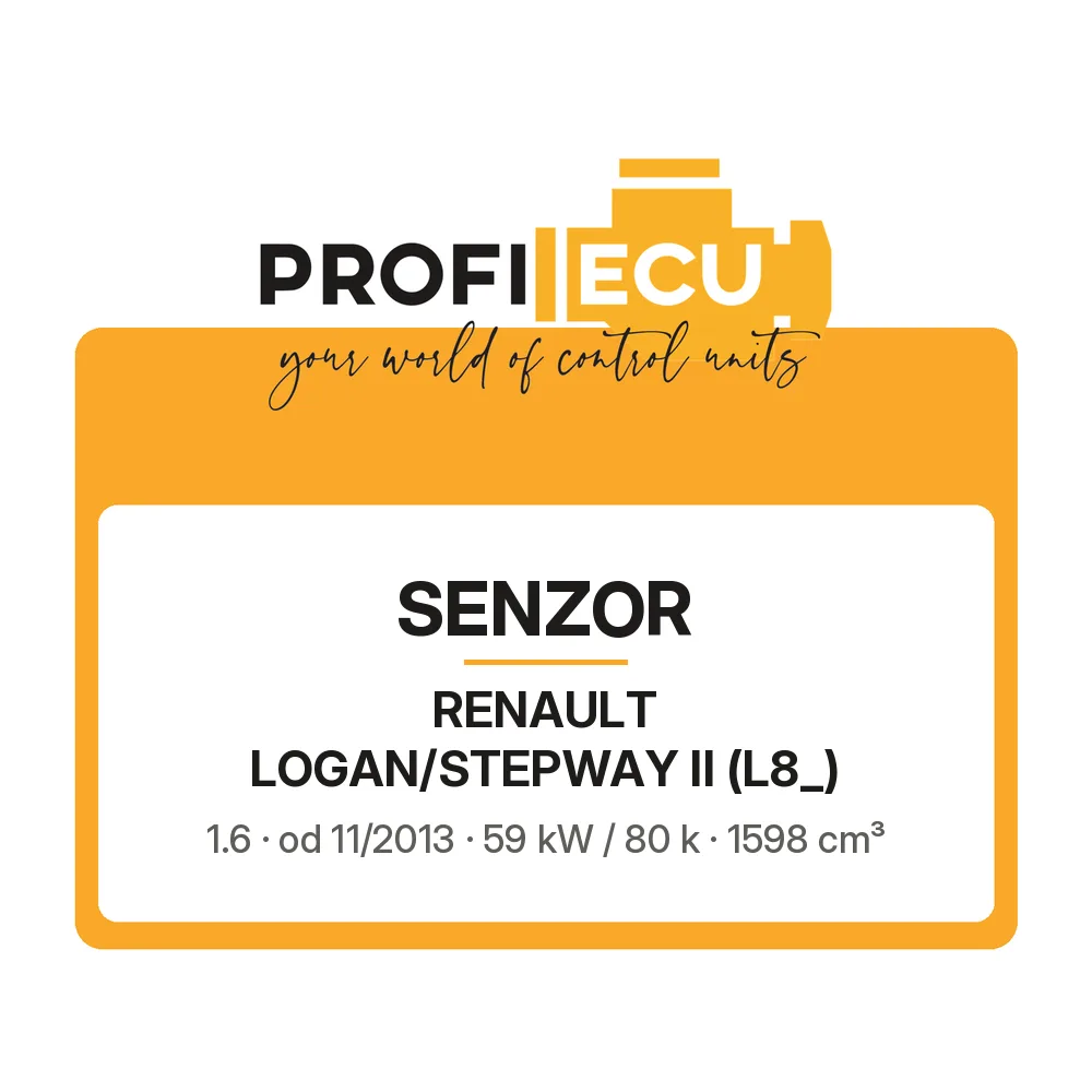 Etiketa ProfiECU: Senzor pro Renault LOGAN/STEPWAY II 1.6 59 kW