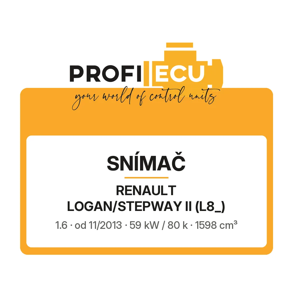 Etiketa ProfiECU: Snímač pro Renault LOGAN/STEPWAY II 1.6 59 kW