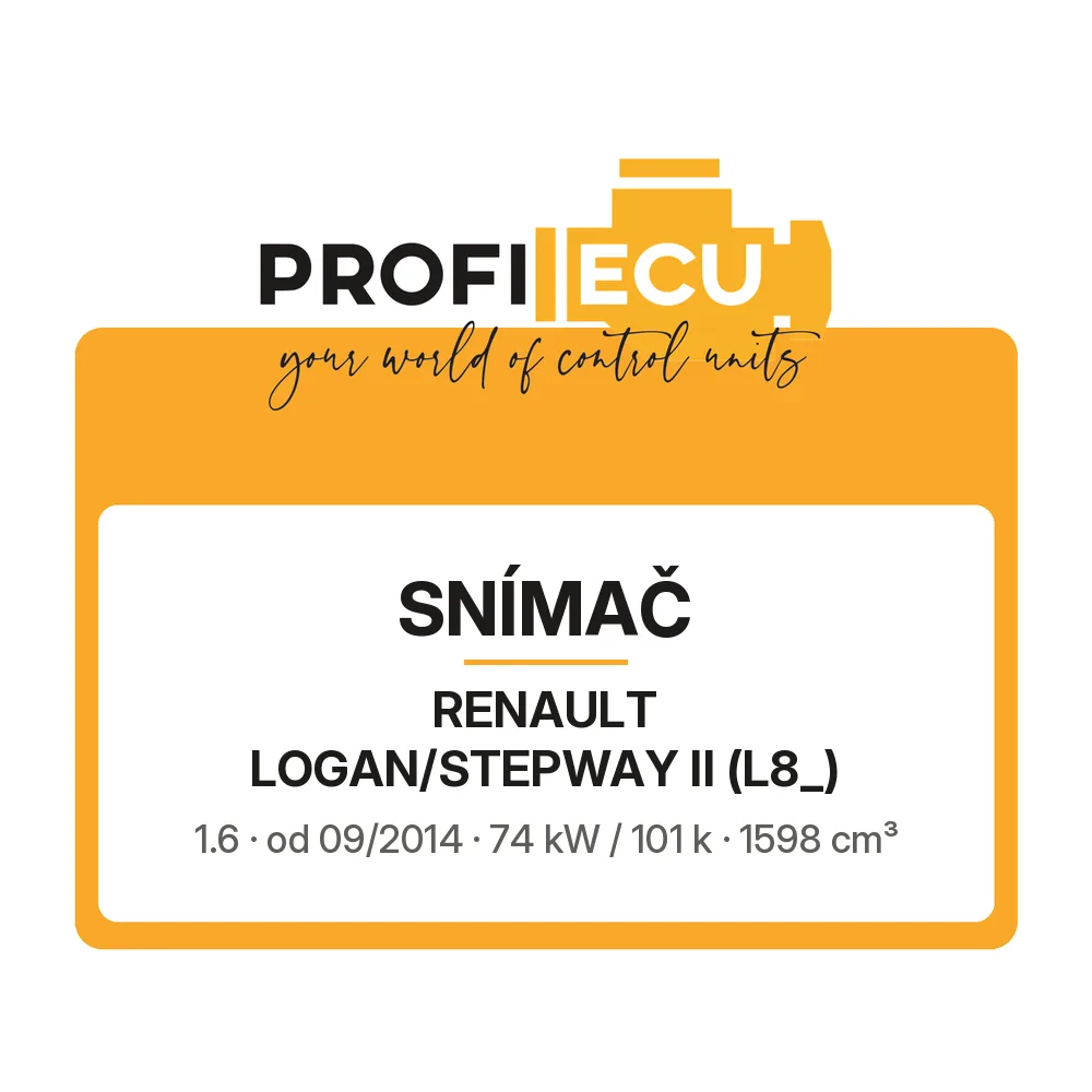 Etiketa ProfiECU: Snímač pro Renault LOGAN/STEPWAY II 1.6 74 kW