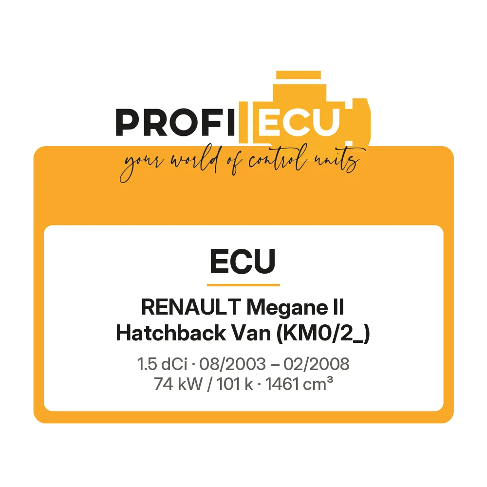 Etiketa ProfiECU: ECU pro Renault Megane II Hatchback Van 1.5 dCi 74 kW