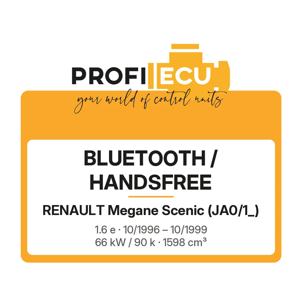 Etiketa ProfiECU: Bluetooth / Handsfree pro Renault Megane Scenic 1.6 e 66 kW