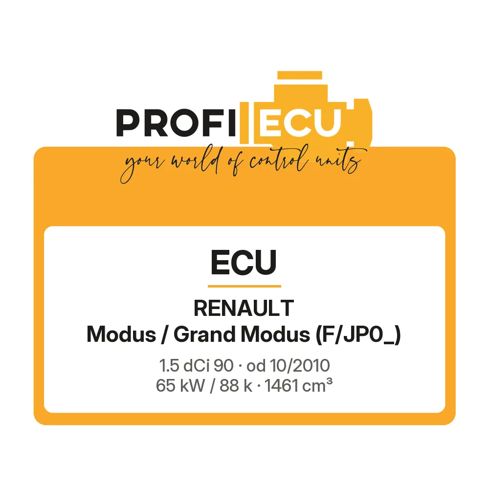 Etiketa ProfiECU: ECU pro Renault Modus / Grand Modus 1.5 dCi 90 65 kW