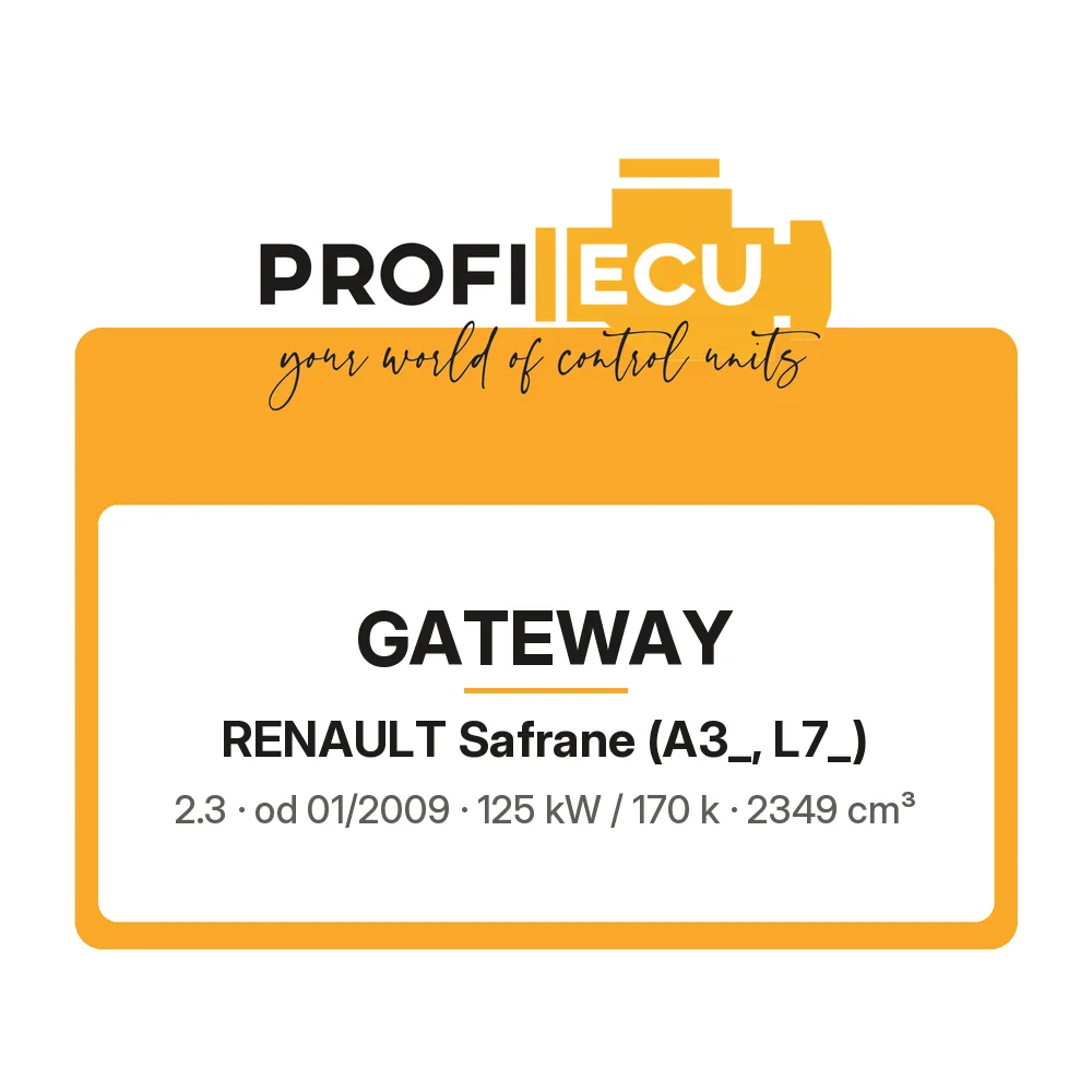 Etiketa ProfiECU: GATEWAY pro Renault Safrane 2.3 125 kW