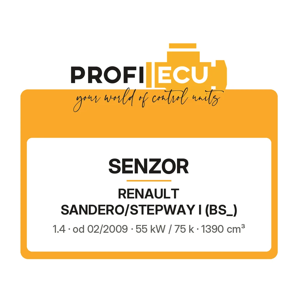 Etiketa ProfiECU: Senzor pro Renault SANDERO/STEPWAY I 1.4 55 kW