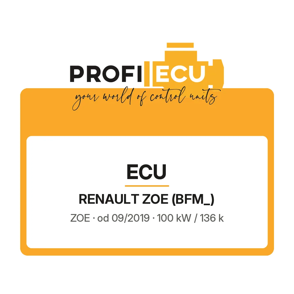 Etiketa ProfiECU: ECU pro Renault ZOE ZOE