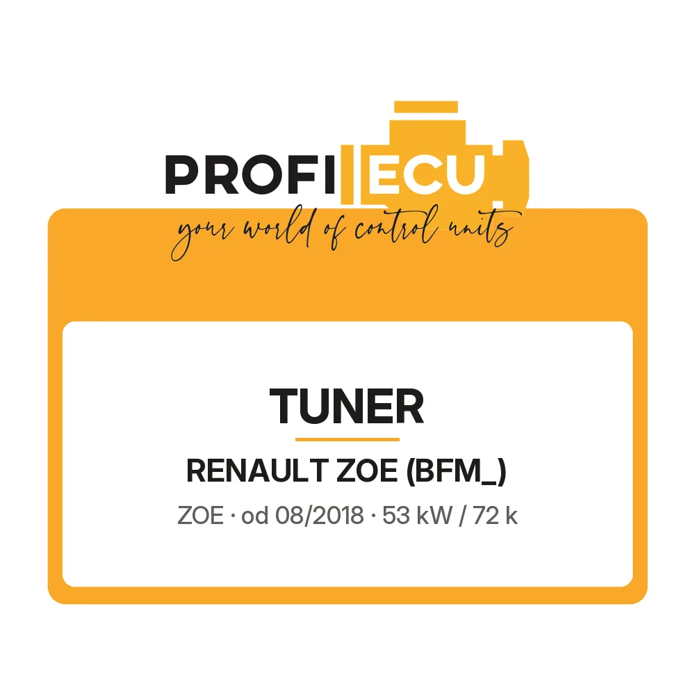 Etiketa ProfiECU: Tuner pro Renault ZOE ZOE