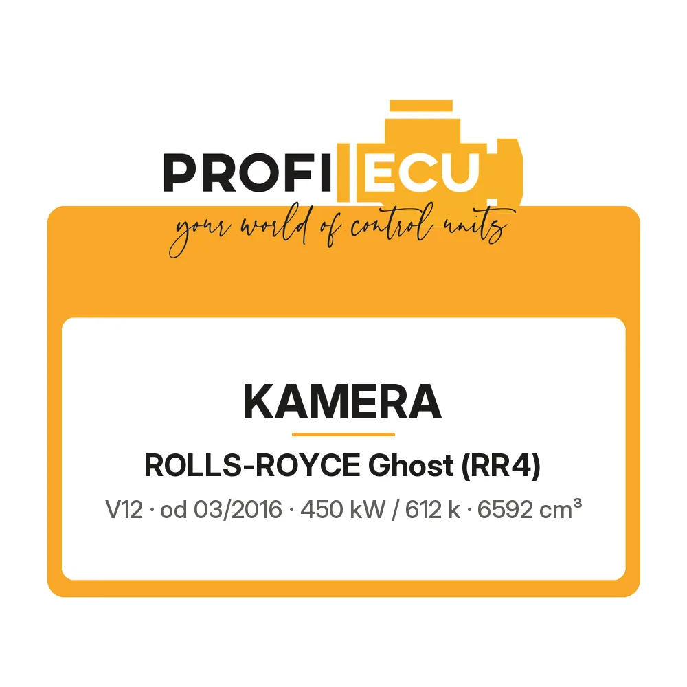 Etiketa ProfiECU: Kamera pro Rolls-Royce Ghost V12 450 kW