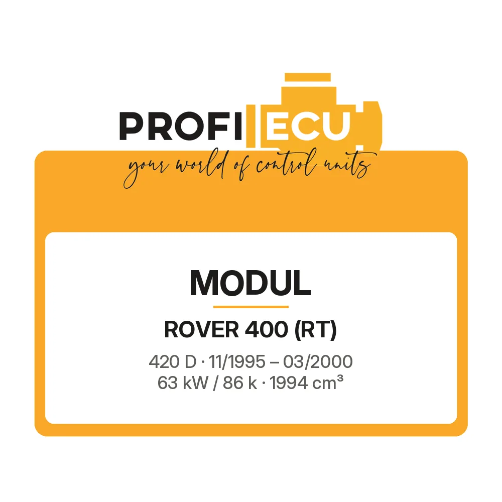 Etiketa ProfiECU: Modul pro Rover 400 420 D 63 kW