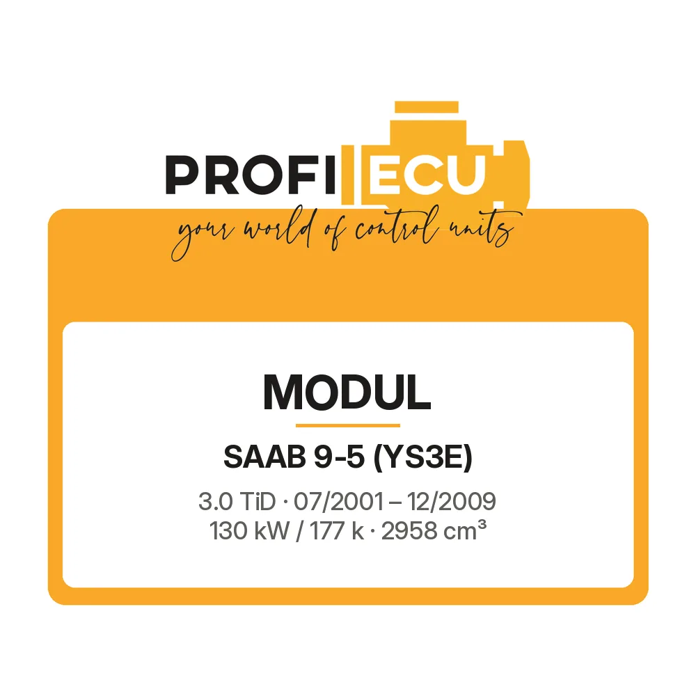 Etiketa ProfiECU: Modul pro Saab 9-5 3.0 TiD 130 kW