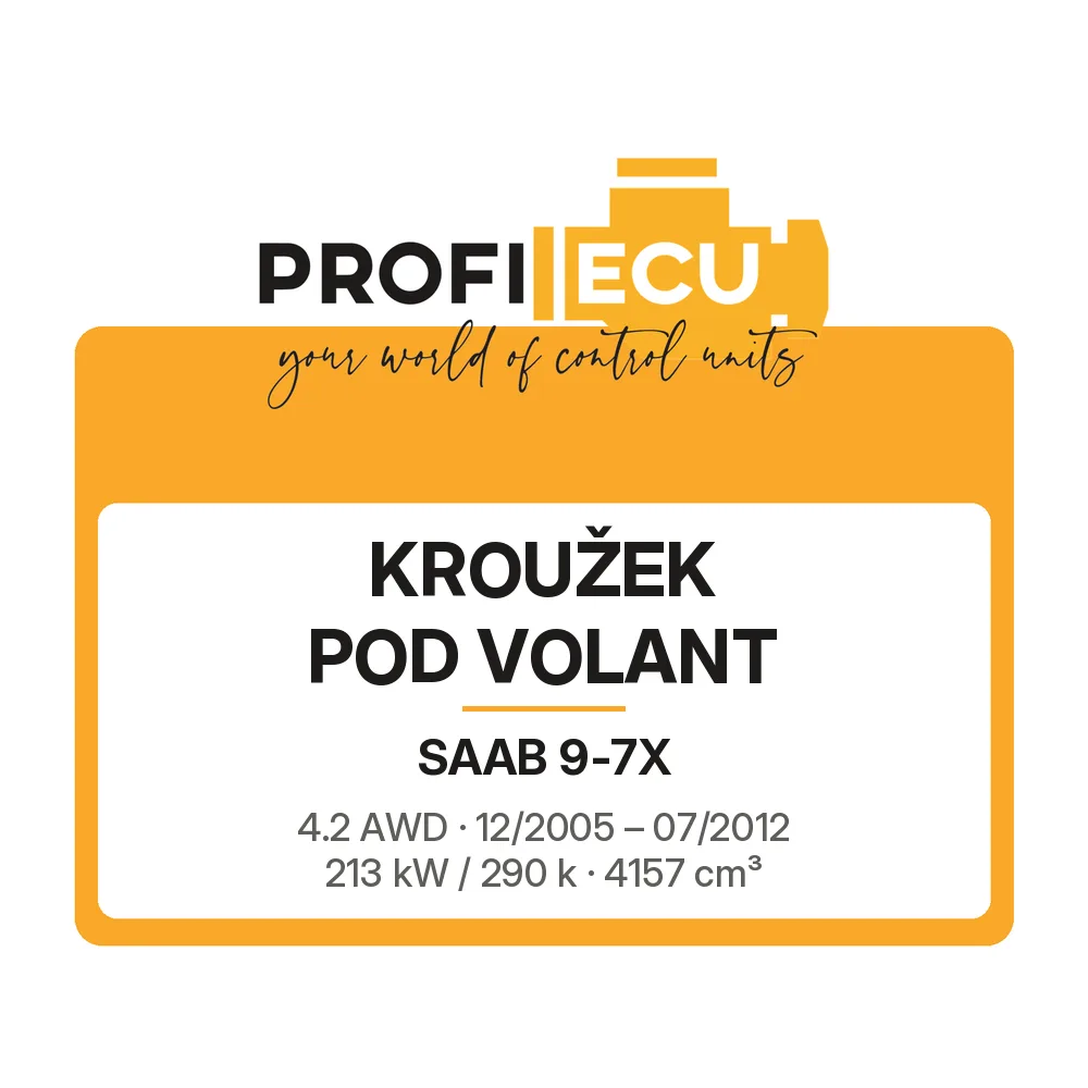 Etiketa ProfiECU: Kroužek pod volant pro Saab 9-7X 4.2 AWD 213 kW