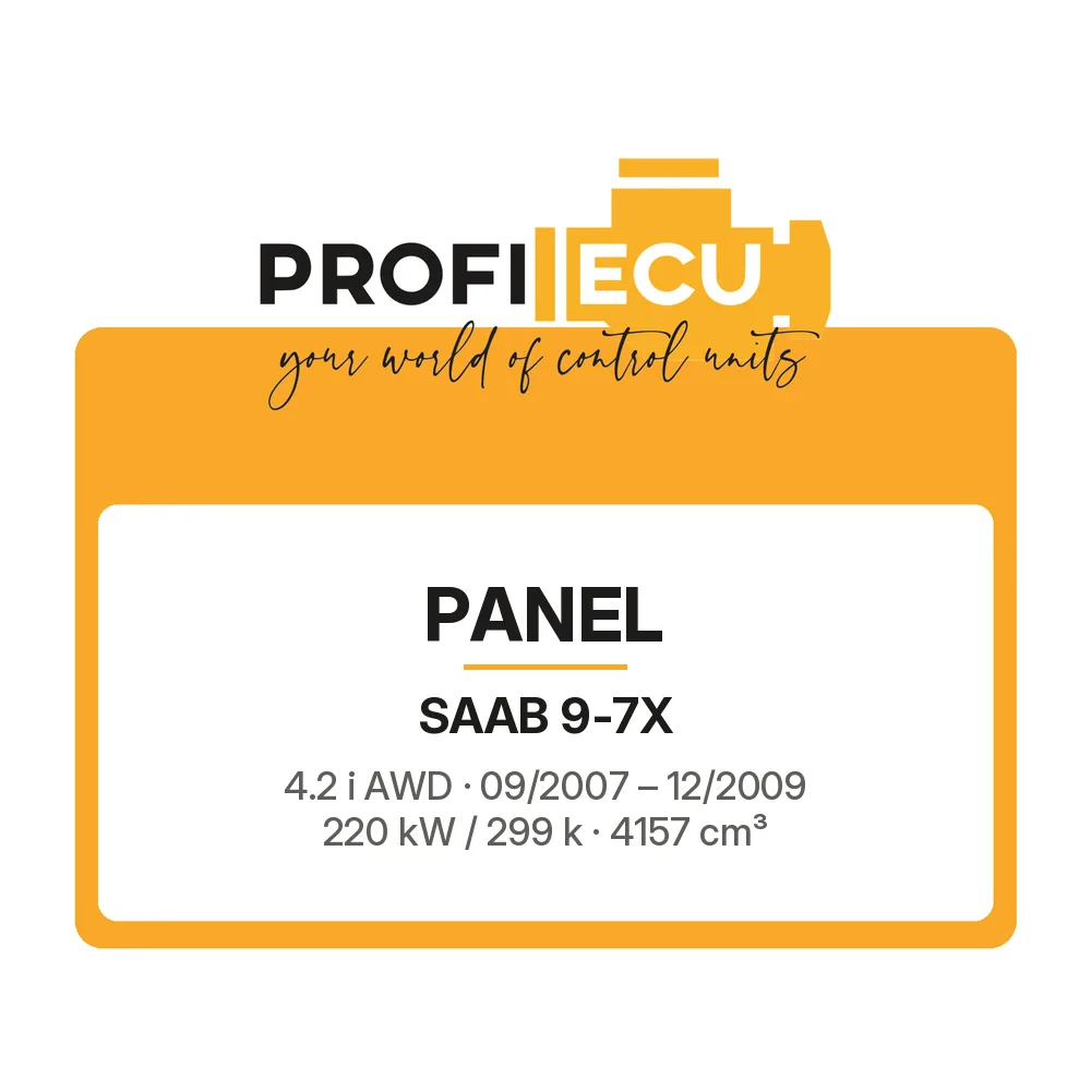 Etiketa ProfiECU: Panel pro Saab 9-7X 4.2 i AWD 220 kW
