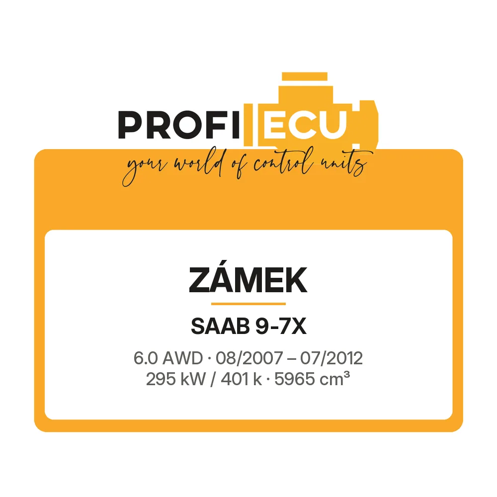 Etiketa ProfiECU: Zámek pro Saab 9-7X 6.0 AWD 295 kW