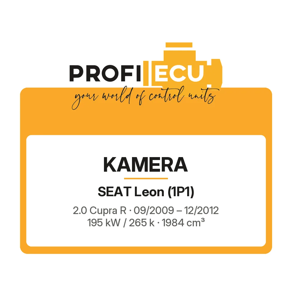 Etiketa ProfiECU: Kamera pro Seat Leon 2.0 Cupra R 195 kW