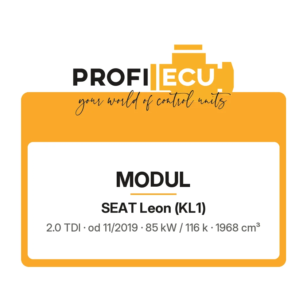 Etiketa ProfiECU: Modul pro Seat Leon 2.0 TDI 85 kW