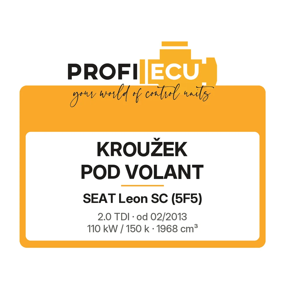 Etiketa ProfiECU: Kroužek pod volant pro Seat Leon SC 2.0 TDI 110 kW