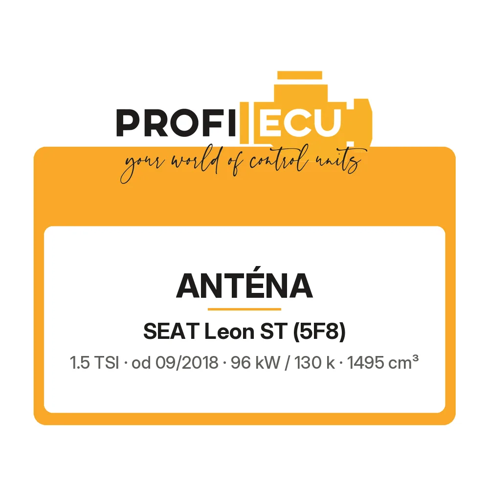 Etiketa ProfiECU: Anténa pro Seat Leon ST 1.5 TSI 96 kW