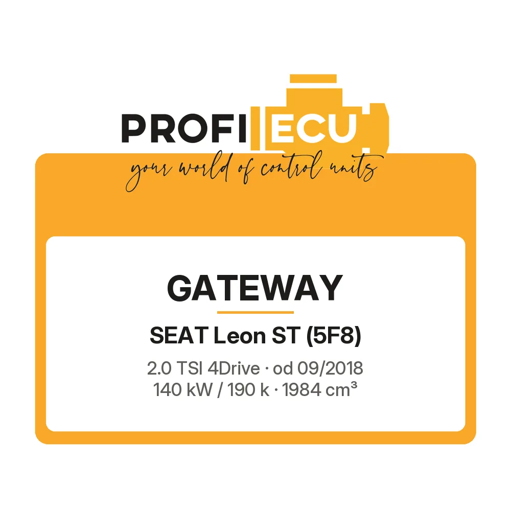 Etiketa ProfiECU: GATEWAY pro Seat Leon ST 2.0 TSI 4Drive 140 kW