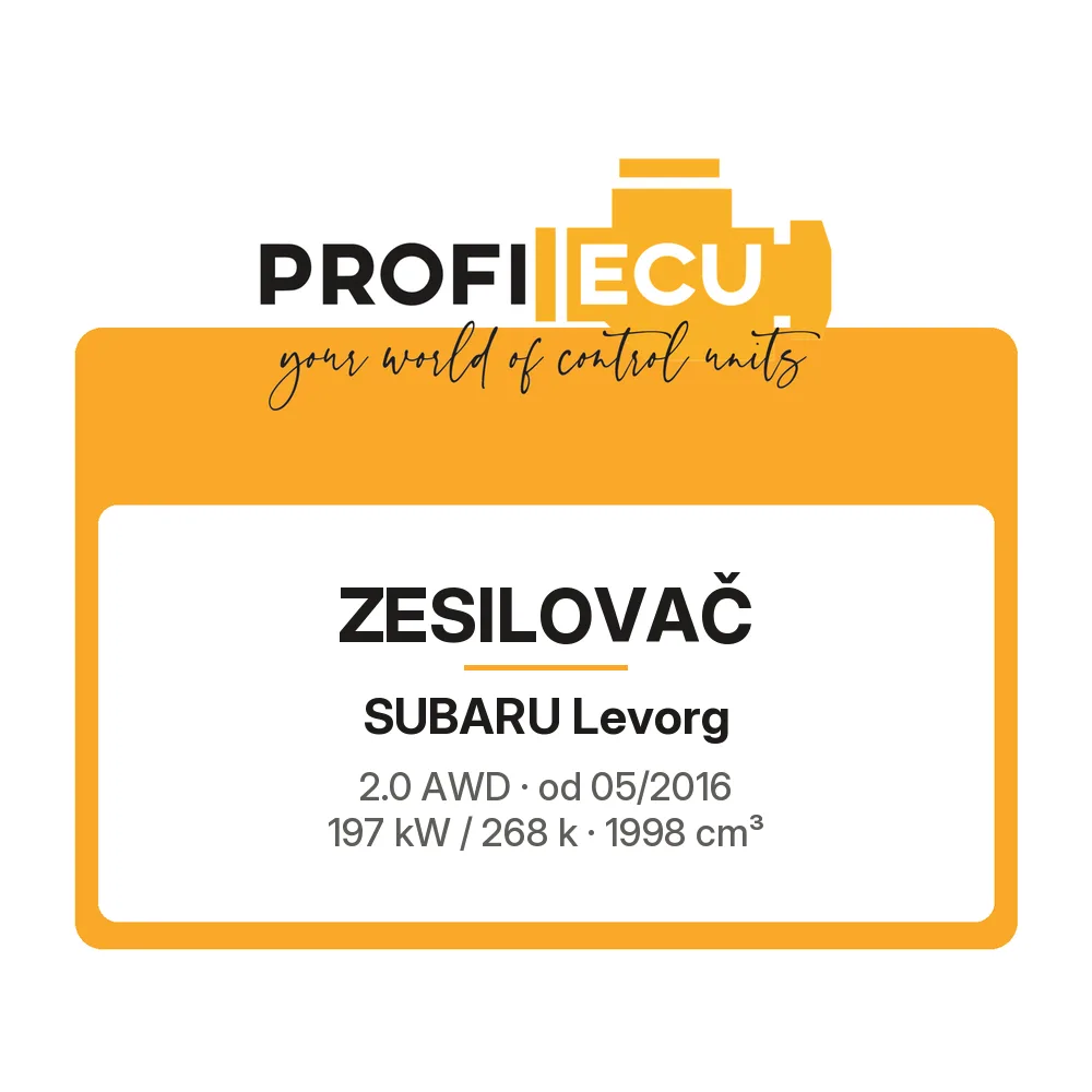 Etiketa ProfiECU: Zesilovač pro Subaru Levorg 2.0 AWD 197 kW